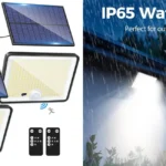 Pack 2x foco LED LOTMOS con carga solar