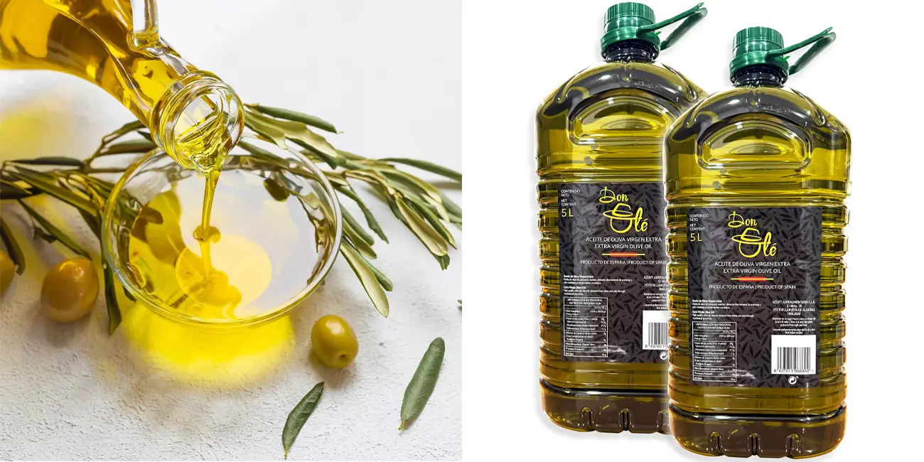 Pack de 2 garrafas de aceite de oliva virgen extra Don Olé de 5L