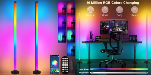 Lámpara de pie LED RGB