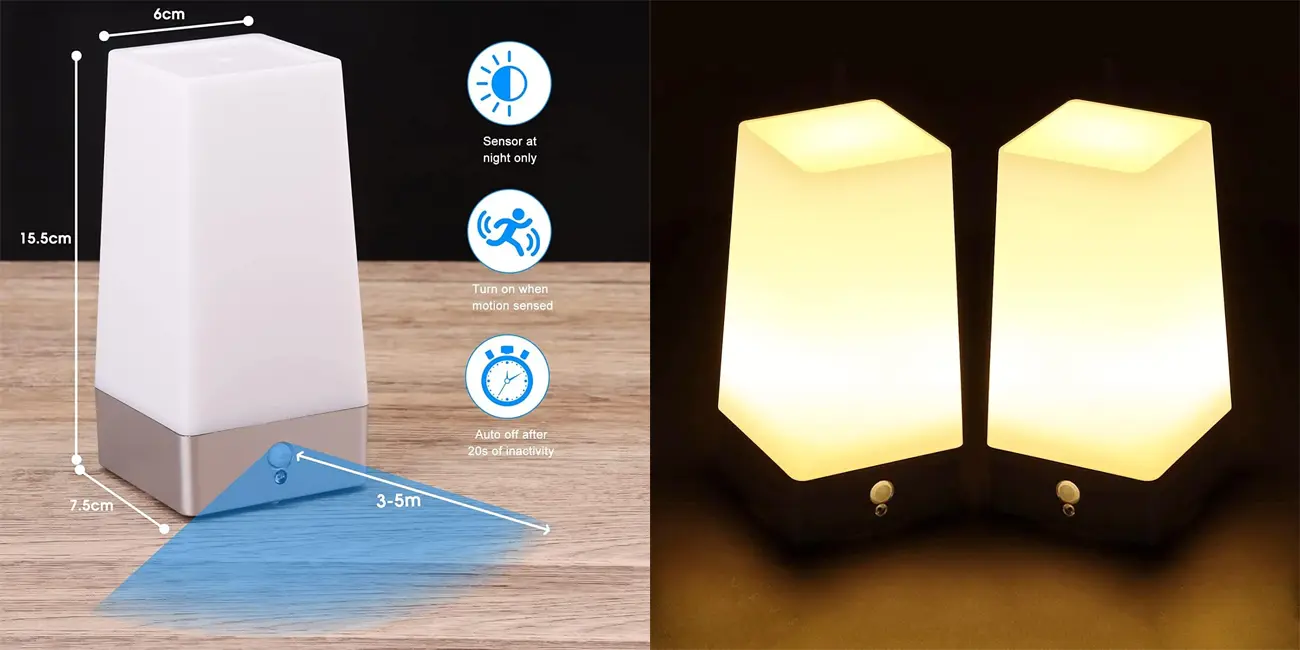 Pack de 2 luces nocturnas Guijiyi