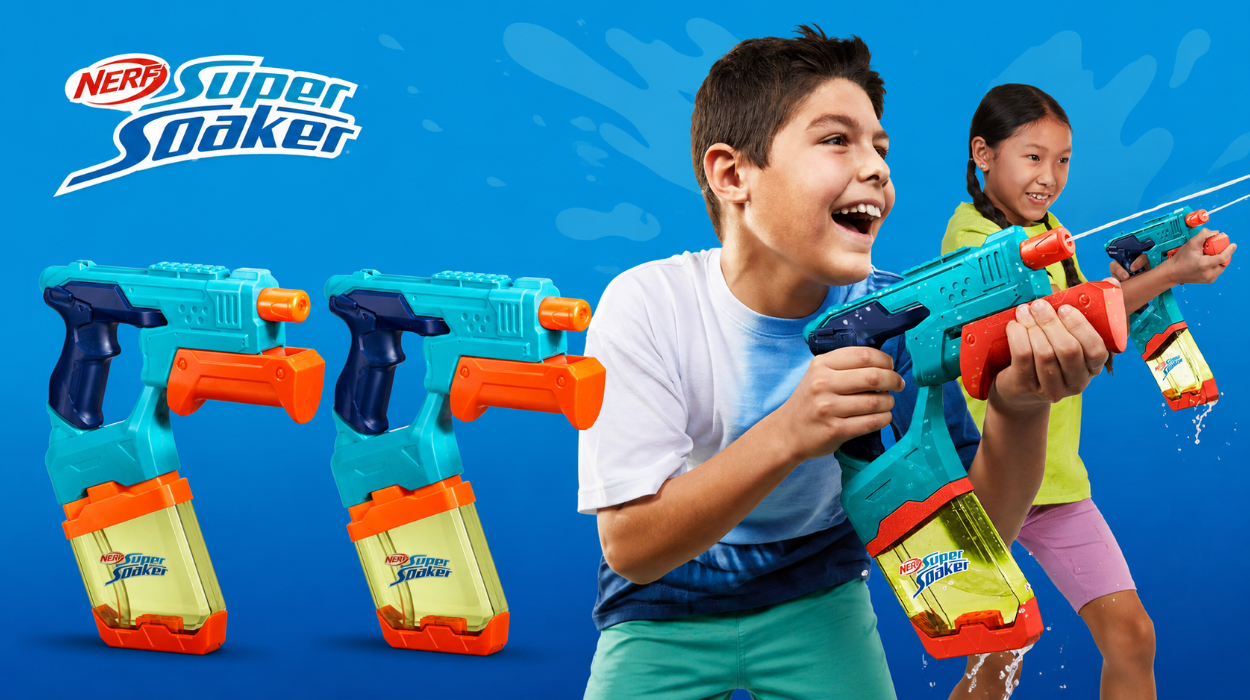 2 lanzadores de agua Hasbro Nerf Super Soaker