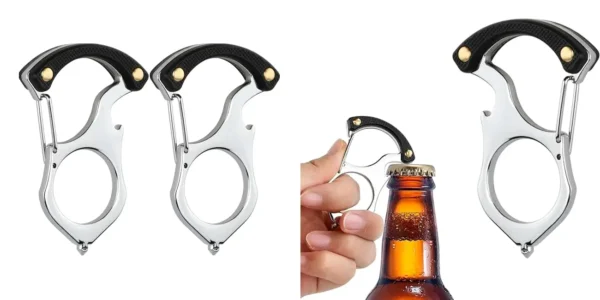 Pack 2x llavero de autodefensa Duronge con abrebotellas