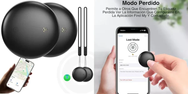 Pack 2x localizador Smart Air Tracker Tag DDHTSAL