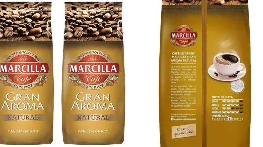 Café en grano Marcilla Gran Aroma Natural