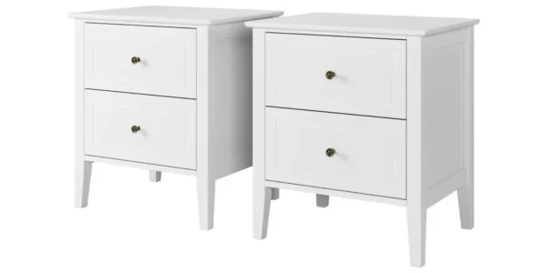 Pack 2x mesita de noche con cajones
