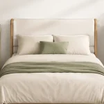Pack de 2 mesitas de noche EUGAD en roble claro con cajón y compartimentos, ideales para espacios reducidos