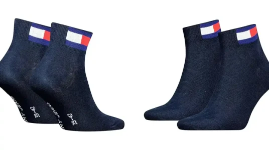 Pack de 2 pares de calcetines Tommy Hilfiger Quarter