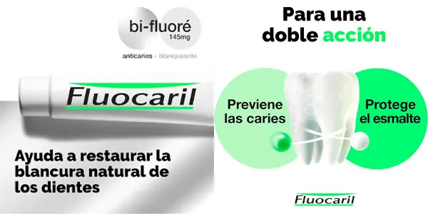 Pasta de dientes blanqueante Fluocaril Bi-Fluoré