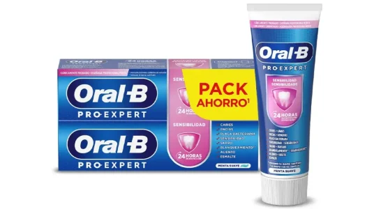 Pack 2x Pasta de dientes Oral-B Pro-Expert sensibilidad y blanqueamiento
