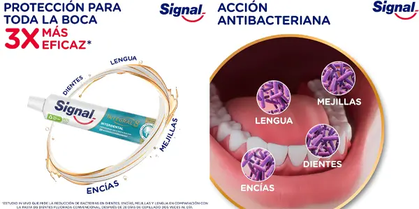 Pack 2x pasta de dientes Signal Integral8º