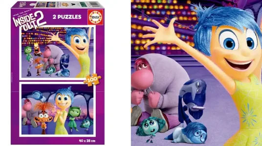 Pack 2x puzles Educa Inside Out de 100 piezas
