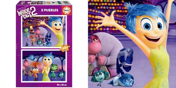 Pack 2x puzles Educa Inside Out de 100 piezas
