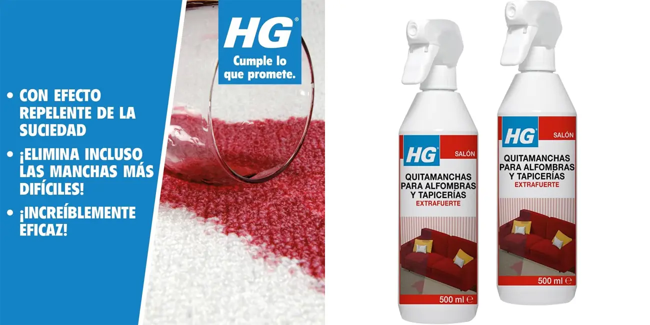 Pack 2x HG Quitamanchas extrafuerte para quitamanchas y tapicería
