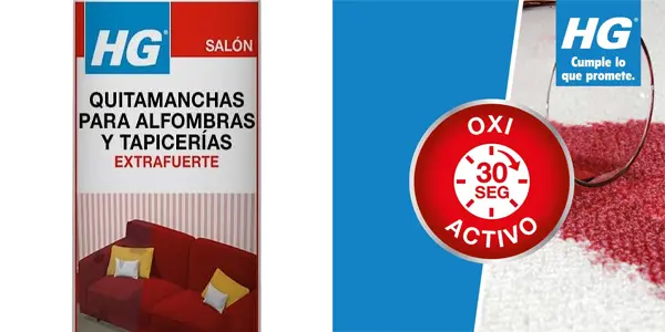 Pack 2x HG Quitamanchas extrafuerte para alfombras y tapicería