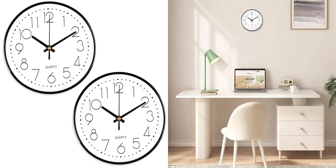 Pack 2x reloj de pared CIMOYBAI de 20 cm