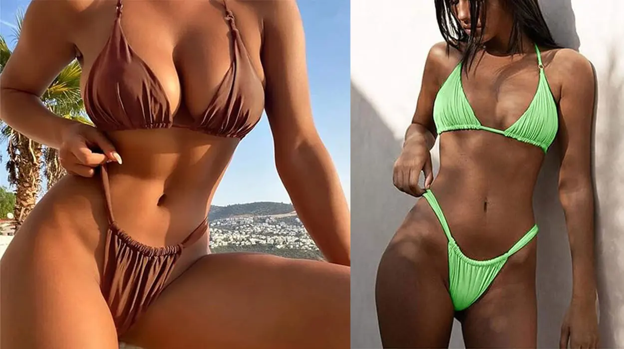 Pack de 2 bikinis push up Riou para mujer barato