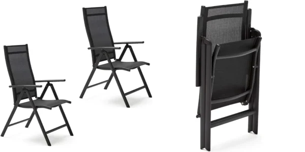 Pack 2x silla de jardín multiposición KG KITGARDEN