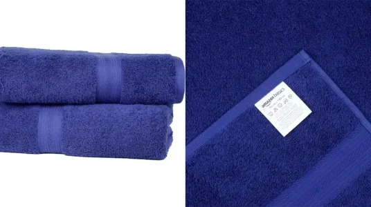 Pack 2 Toallas de baño AmazonBasics
