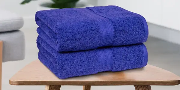 Pack 2 Toallas de baño AmazonBasics