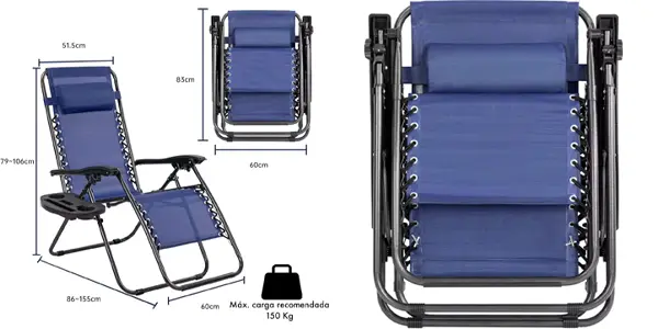 Tumbonas gravedad cero T-LoVendo