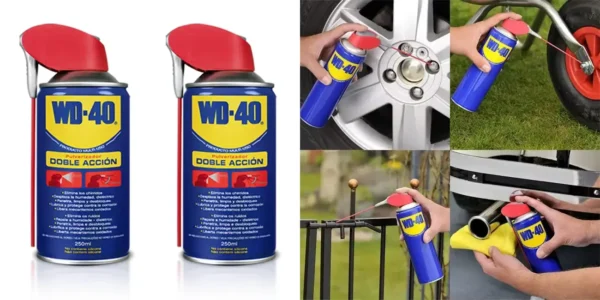 Pack 2x aceite lubricante multiusos WD 40 aflojatodo
