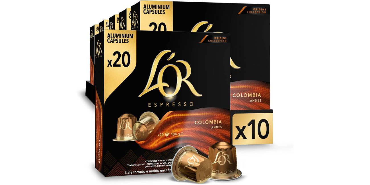 Pack x200 cápsulas L'OR Espresso Colombia