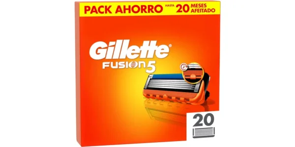 Pack 20x recambios Gillette Fusion5