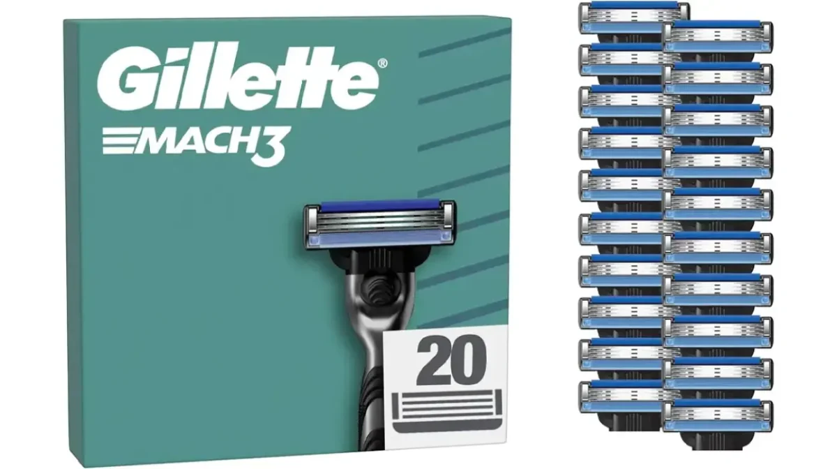 Afeitado perfecto sin irritaciones: este pack de 20 recambios Gillette Mach3 te sale por sólo 1,50€ cada uno ¡CORRE!