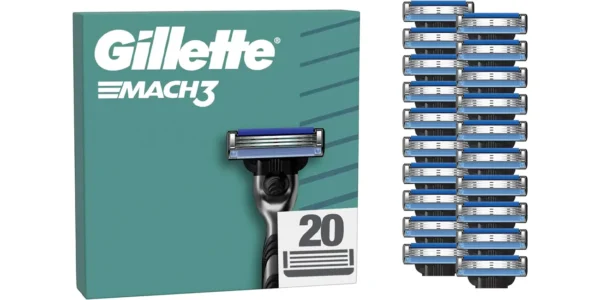 Pack de 20 recambios Gillette Mach3