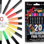 Set de 20 rotuladores para tela Zenacolor