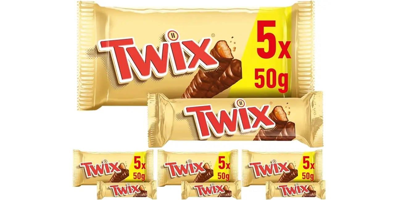 Pack x20 barritas Twix de 50 g