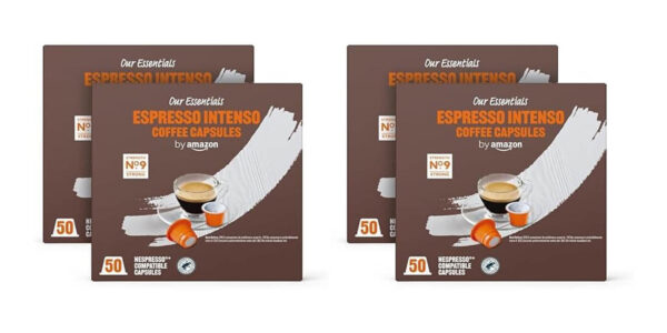 Pack x200 Cápsulas Intenso by Amazon compatibles con Nespresso