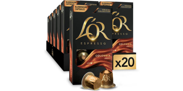 Pack x200 cápsulas L'OR Espresso Colombia