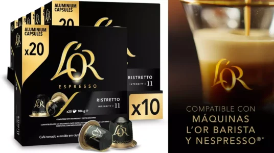 Pack x200 cápsulas L'Or Espresso Café Ristretto Intensidad 11