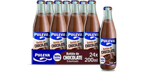 Pack x24 Puleva Batido de chocolate 90% leche de 200 ml
