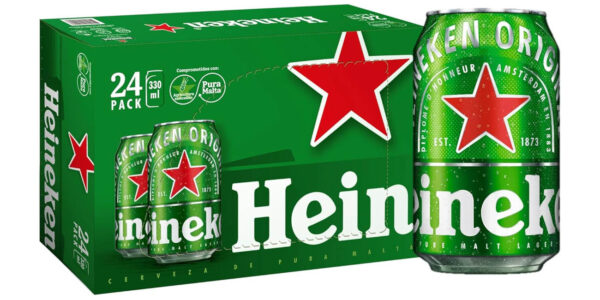 Pack x24 latas Heineken Lager de 33 cl