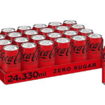 Pack x24 latas de Coca-Cola Zero 33cl