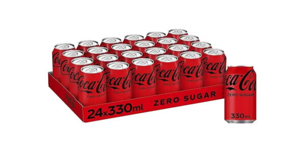 Pack x24 latas de Coca-Cola Zero 33cl