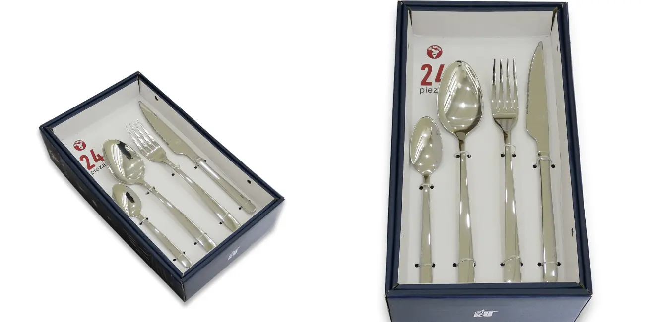 Cubiertos de mesa Mr.Spoon de acero inoxidable