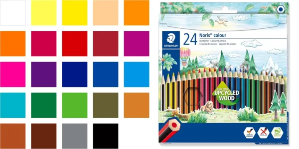 Caja de 24 lápices de colores Staedtler 185 C24