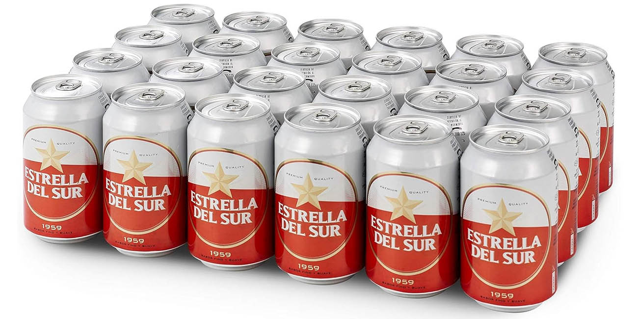 Pack 24 latas de cerveza Estrella del Sur