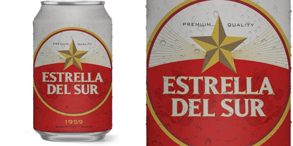 Pack 24 latas de cerveza Estrella del Sur