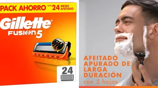 Pack de 24 recambios Gillette Fusion5
