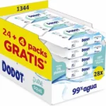 Pack de 28 paquetes de toallitas Dodot Pure Aqua
