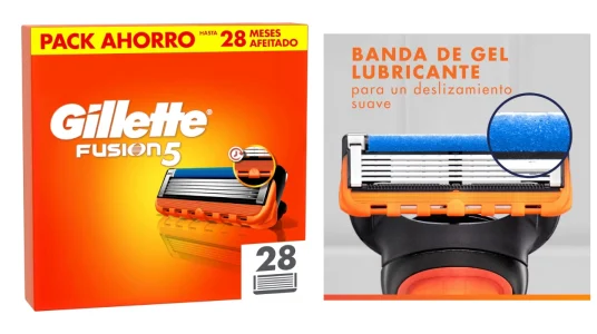pack 28 recambios gillette fusion5 originales