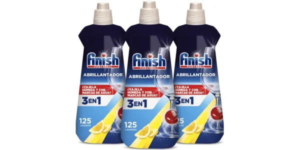 Pack 3x abrillantador para lavavajillas Finish Limón de 500 ml