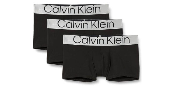 Pack x3 Bóxers Calvin Klein Low Rise Trunk para hombre