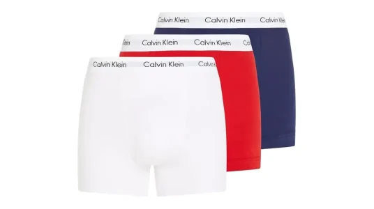 Pack de 3 bóxer Calvin Klein de algodón strecht para hombre