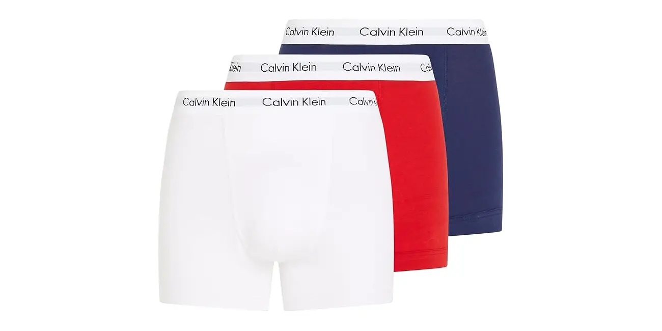 Pack de 3 bóxer Calvin Klein de algodón strecht para hombre