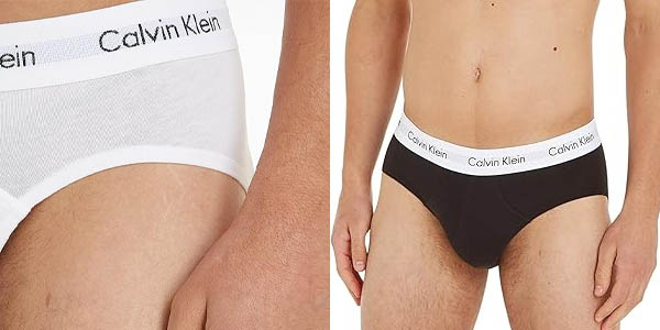 Pack x3 Calzoncillos Slip Calvin Klein para hombre